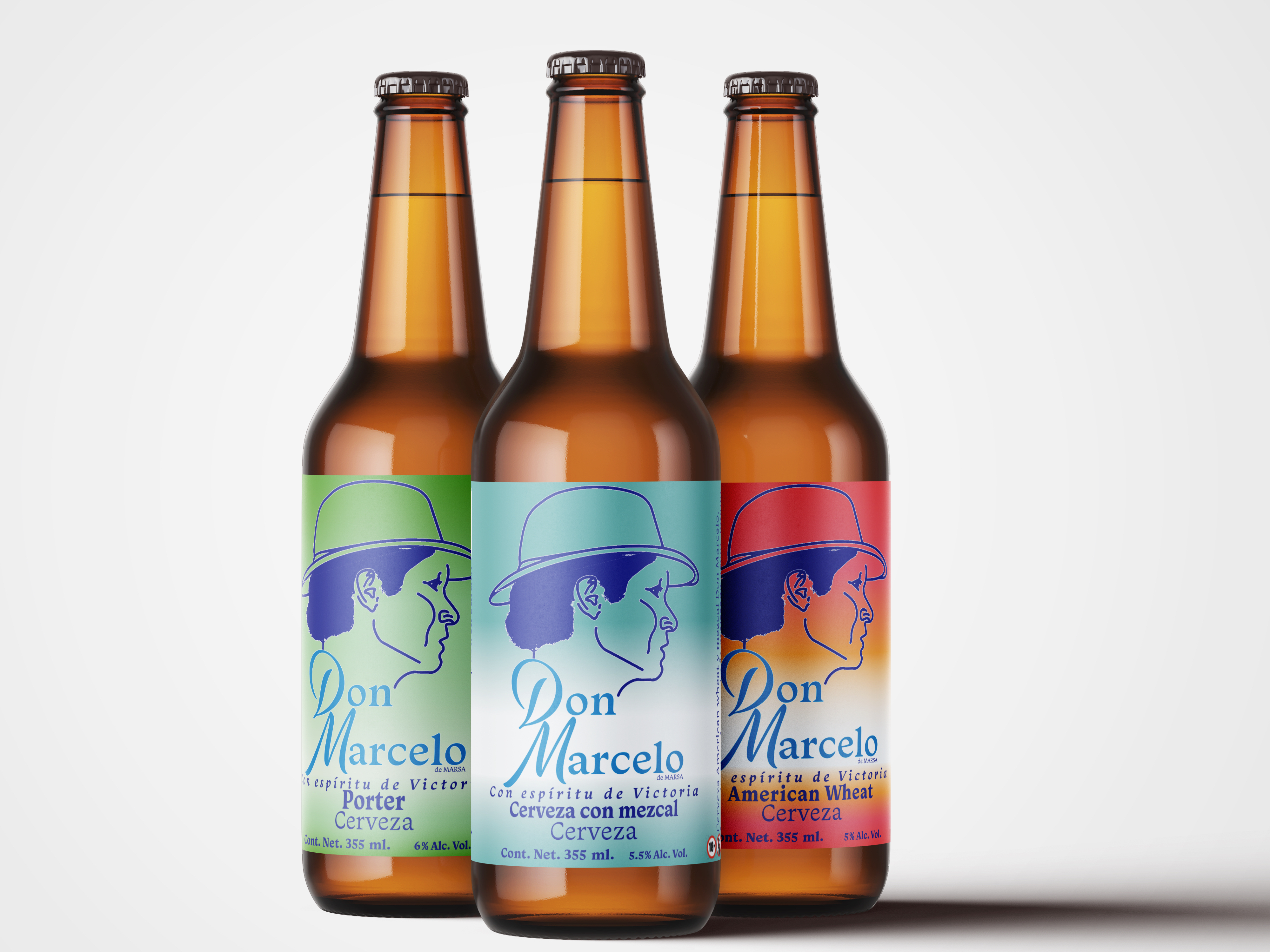Cervezas Porter, con mezcal y American Wheat de Don Marcelo